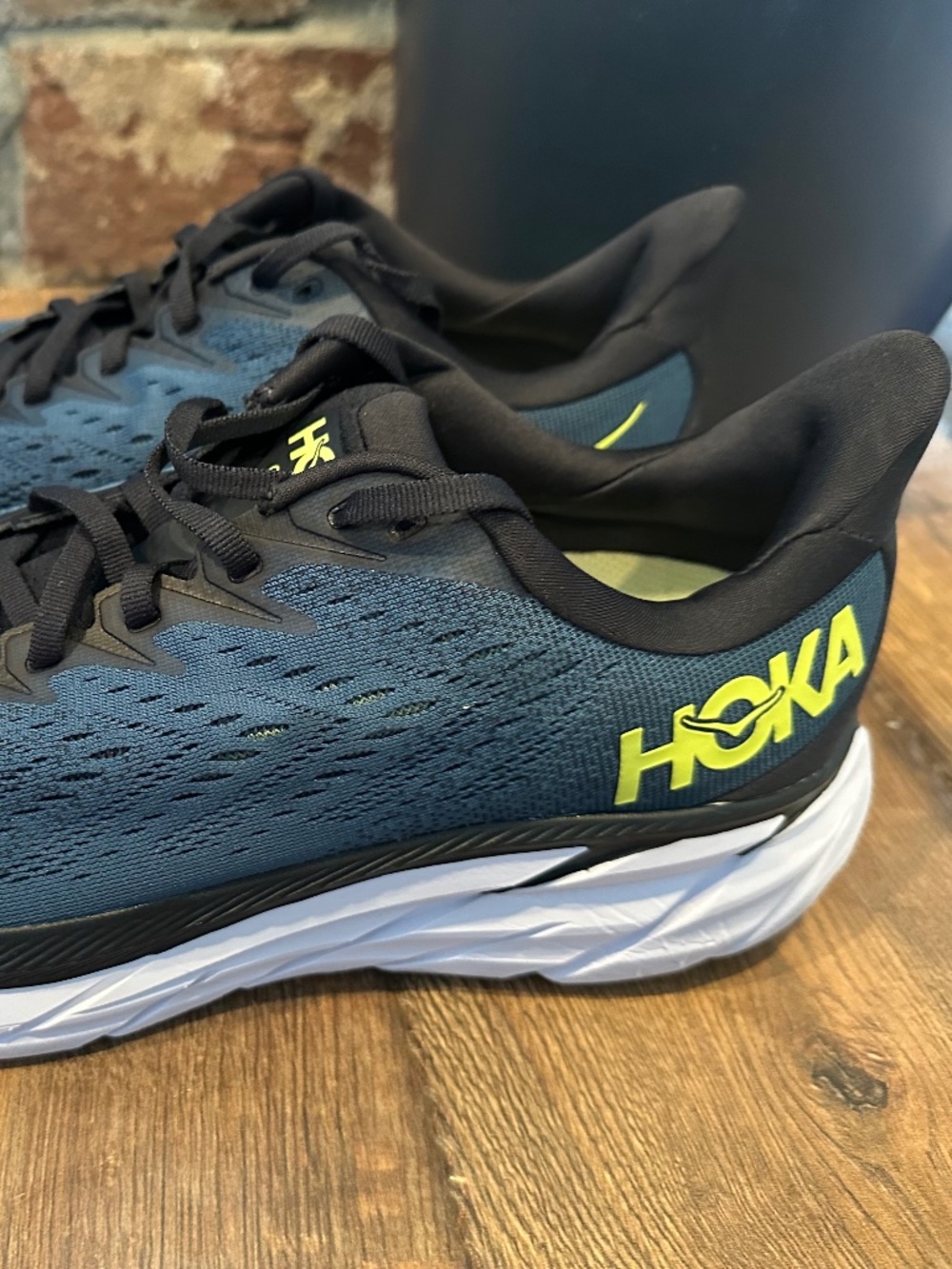 Size 9.5 2E (wide) - Hoka One One HOKA Clifton 8 Blue Coral Butterfly